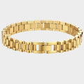 Joolim High End 18K Link Chain Bracelet Adjustable Stainless Steel Bracelet Tarnish Free Jewelry Women