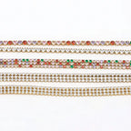 Joolim Luxury Tennis Charm Bracelet Waterproof & Tarnish-Free Colorful Zirconia Stainless Steel Fashionable Jewelry