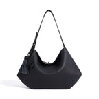 Elegant Genuine Leather Ladies Underarm Tote Bag Multi-Use Shopping Shoulder Crossbody Daily Purse