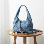 Denim Jean Women'S Tote Bag Eco Friendly Durable Portable High Quality Fashion Casual Handbag