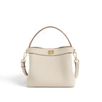 Elegant Minimal Textured Ladies Bucket Purse Multi-Purpose Fashion Daily Commute Crossbody Shoulder Bag