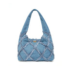 Denim Jean Women'S Tote Bag Eco Friendly Durable Portable High Quality Fashion Casual Handbag