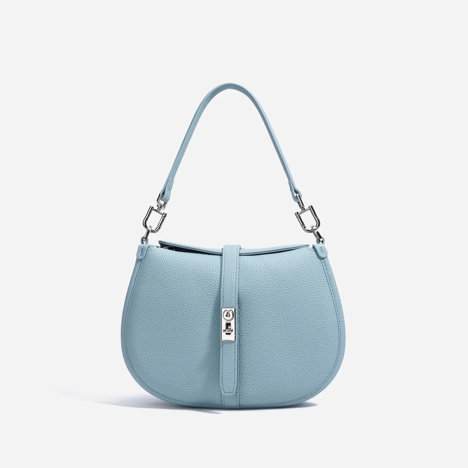 Lecynbay Ladies Minimalist Bow Crescent Genuine Leather Crossbody Shoulder Handbag 2026 New Arrival High-End Durable Lightweight