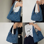 Denim Jean Women'S Tote Bag Eco Friendly Durable Portable High Quality Fashion Casual Handbag