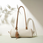 Elegant Genuine Leather Luxury Bag Simple Shoulder Bag for Bag Niche 2026 Design High-End Women'S Thread Polyester Spring