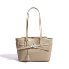 Minimal Casual Genuine Leather Ladies Shoulder Bag Large Space Multi-Scene Daily Commute Tote Purse