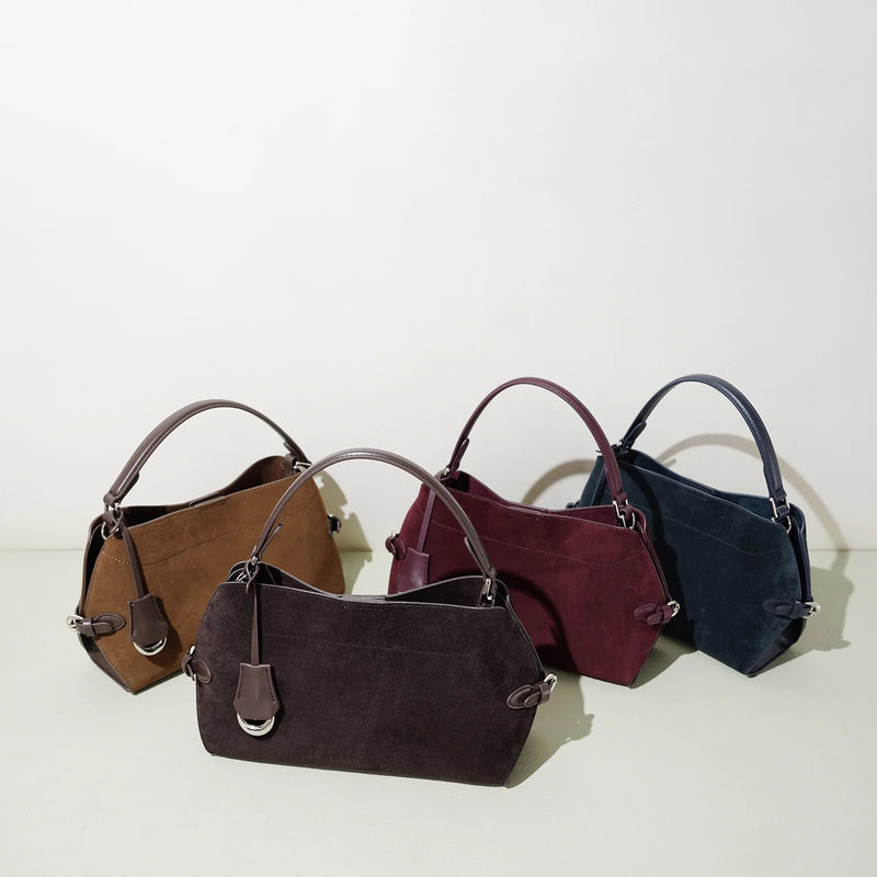 Retro High-End Niche Design Ladies Tote Bag Multi-Use Daily Single Shoulder Crossbody Commute Purse