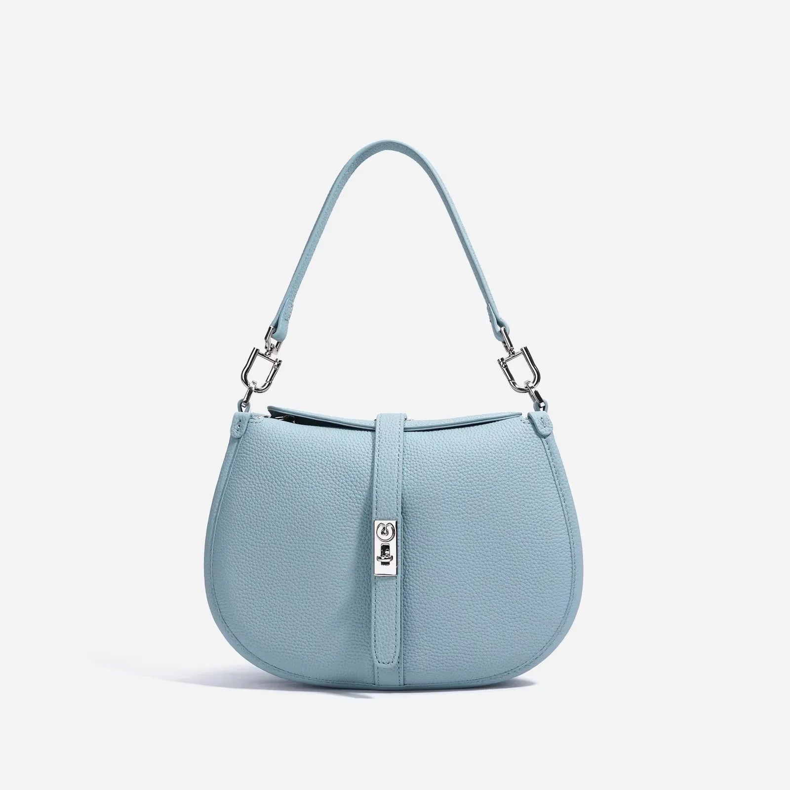 Lecynbay Ladies Minimalist Bow Crescent Genuine Leather Crossbody Shoulder Handbag 2026 New Arrival High-End Durable Lightweight