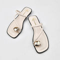 2025 Summer Beach Flip Flop Clip Toe Women Flats Slippers Shoes Outdoor Casual Ladies Low Heel Slides