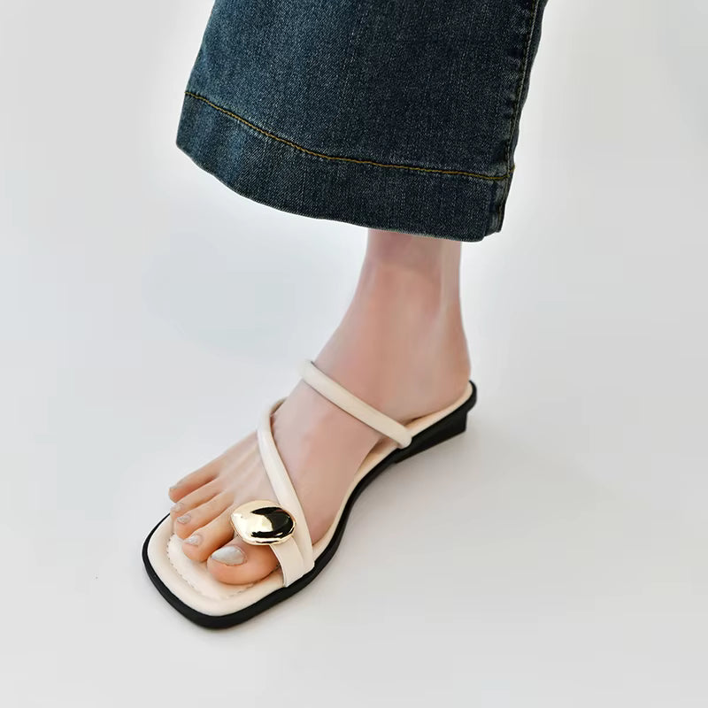 Sandales beige