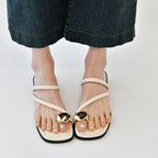 2025 Summer Beach Flip Flop Clip Toe Women Flats Slippers Shoes Outdoor Casual Ladies Low Heel Slides