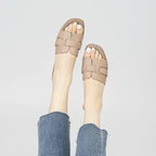 Women'S Sandals Fashion Slippers Soft PU Breathable Non Slip Rubber Bottom Shoes 2025 New Edition