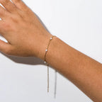 PVD 18K Gold Plated Fresh Water Natural Pearl Bracelet Stainless Steel Bracelet Wholesale